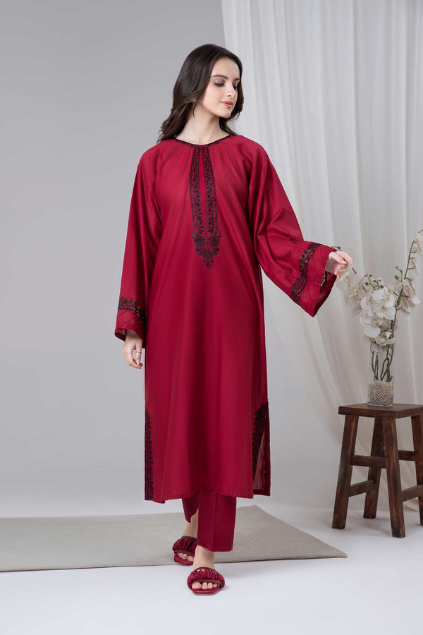 BLOOD RED 02-PC FLAT 50% OFF