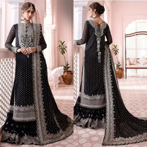 BLACK MAHPAARA 3PC FLAT 50 % OFF